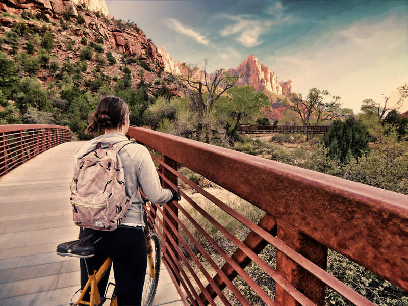 biking-in-zion-canyon